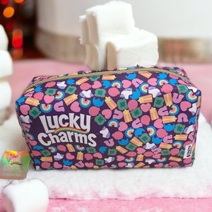 Lucky Charms cosmetic makeup bag colorful unicorn NET